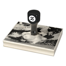 Merry Christmas Pet Rat Rubber Stamp Rubberstempel