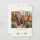   Merry Christmas Photo Card Aankondiging (Achterkant)