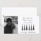 merry christmas photo card feestdagenkaart (Voorkant / Achterkant)