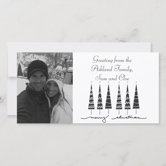 merry christmas photo card feestdagenkaart (Voorkant)