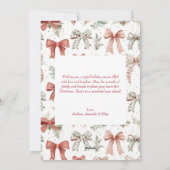 Merry Christmas Photo Collage Feestdagenkaart (Achterkant)