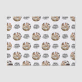 Merry Christmas Photo Collage Personalized  Tissuepapier (Voorkant)