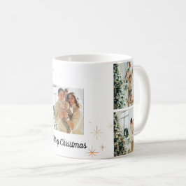 Merry Christmas Photo Mug – Your Family Collage Koffiemok