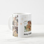 Merry Christmas Photo Mug – Your Family Collage Koffiemok (Voorkant links)