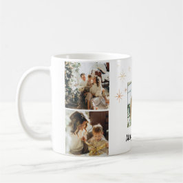 Merry Christmas Photo Mug – Your Family Collage Koffiemok