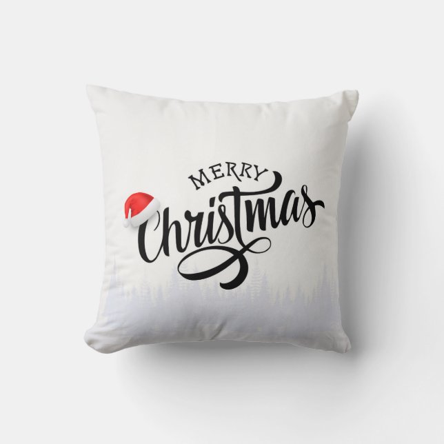 Merry Christmas Pillow Cover  Kussen (Voorkant)