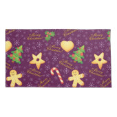 Merry Christmas Pillowcases Kussensloop (Achterkant-Links)