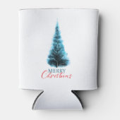 Merry Christmas pine tree Blikjeskoeler (Voorkant)