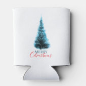 Merry Christmas pine tree Blikjeskoeler (Achterkant)