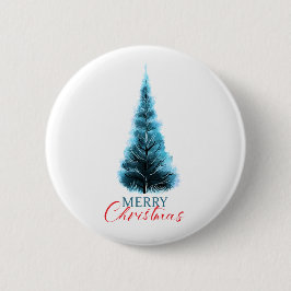 Merry Christmas pine tree Ronde Button 5,7 Cm
