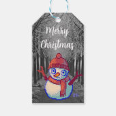 Merry Christmas pixelart, Pixel Art Cadeaulabel (Voorkant)