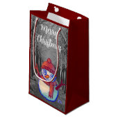 Merry Christmas pixelart, Pixel Art Klein Cadeauzakje (Voorkant Gekanteld)