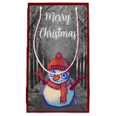 Merry Christmas pixelart, Pixel Art Klein Cadeauzakje (Voorkant)