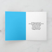 Merry Christmas Police Office Santa Claus Kaart (Binnen)