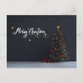 Merry Christmas Post Kaart Modern & Classic (Voorkant)