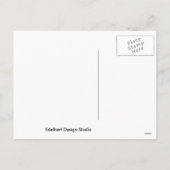 Merry Christmas Postcard Red Feestdagenkaart (Achterkant)