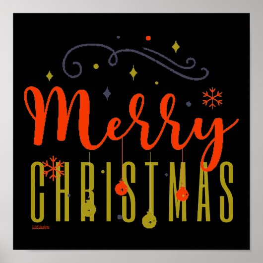 MERRY CHRISTMAS POSTER (Voorkant)