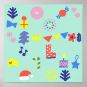 MERRY CHRISTMAS Poster (Voorkant)