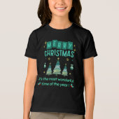 Merry Christmas - Prachtige tijd van het jaar T-Sh Tri-Blend Shirt (Voorkant)