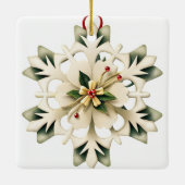 Merry Christmas Pregnancy Ultrasound Keramisch Ornament (Achterkant)