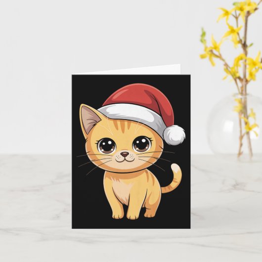 Merry Christmas Premium  Kaart (Gele Bloem)