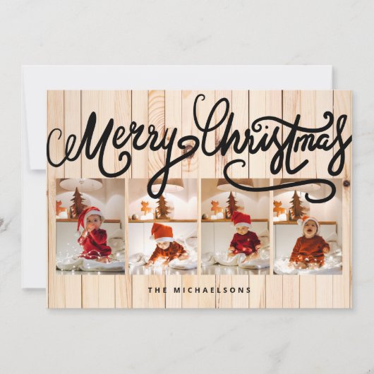 MERRY CHRISTMAS Prettige feestdagen je foto's toev (Voorkant)