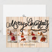 MERRY CHRISTMAS Prettige feestdagen je foto's toev (Voorkant / Achterkant)