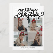 MERRY CHRISTMAS Prettige feestdagen je foto's toev (Voorkant / Achterkant)