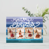 MERRY CHRISTMAS Prettige feestdagen je foto's toev (Staand voorkant)