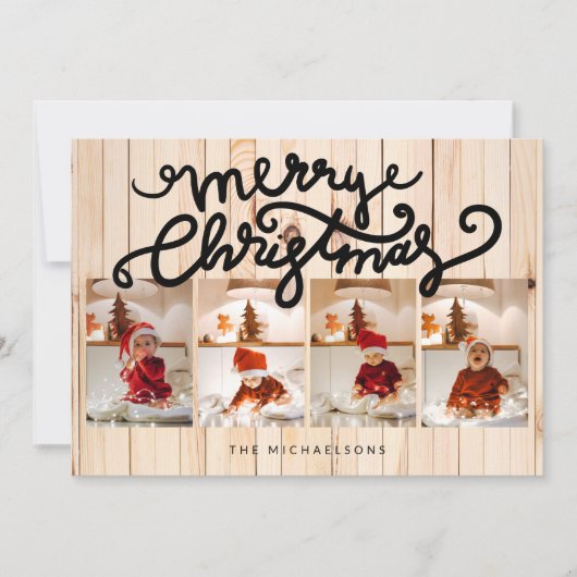 MERRY CHRISTMAS Prettige feestdagen je foto's toev (Voorkant)
