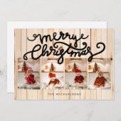 MERRY CHRISTMAS Prettige feestdagen je foto's toev (Voorkant / Achterkant)