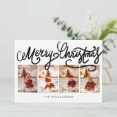 MERRY CHRISTMAS Prettige feestdagen je foto's toev (Staand voorkant)