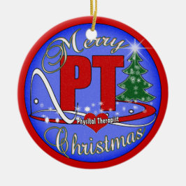 MERRY CHRISTMAS PT ORNAMENT FYSIEKE THERAPIST