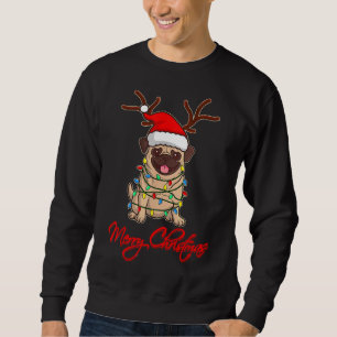 MERRY CHRISTMAS PUG Owner Ugly Kerstly Funny Dog Trui