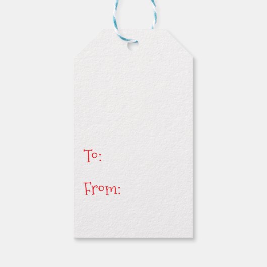 Merry Christmas Puppy Cadeaulabel (Achterkant)