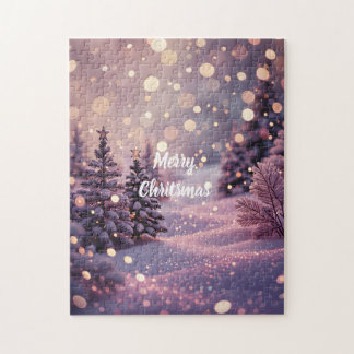 Merry Christmas Puzzle -Customizable Text  Legpuzzel