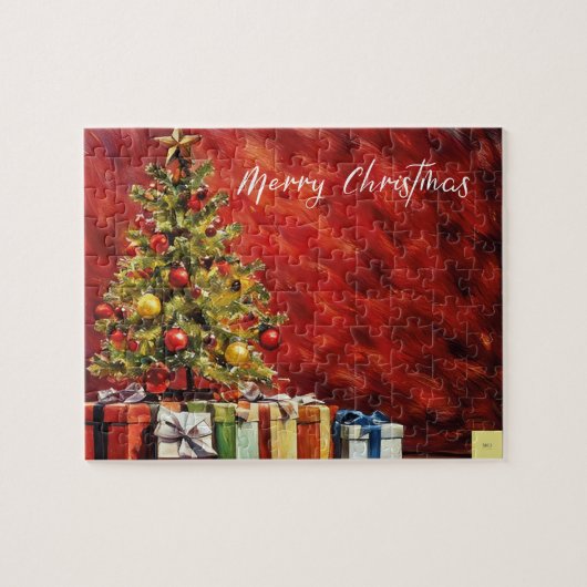 Merry Christmas puzzle Legpuzzel (Horizontaal)