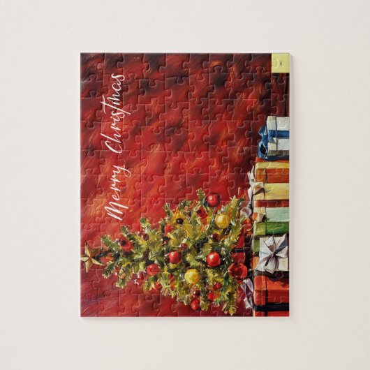 Merry Christmas puzzle Legpuzzel (Verticaal)