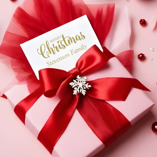 Merry Christmas Quote Rubberstempel