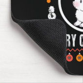 Merry Christmas Rabbit Ugly Sweater Xmas Knit Tank Muismat (Hoek)