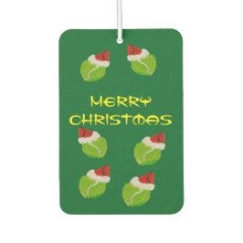 Merry Christmas Rectangle Luchtverfrisser, Pine Luchtverfrisser