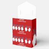 Merry Christmas Red Bells Gablle Gift box Bedankdoosjes (Geopend)