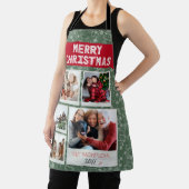 Merry Christmas Red Green 5 Photo Family Gift Schort (Insitu)