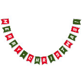 MERRY CHRISTMAS RED GREEN VLAGGETJES (Alle)