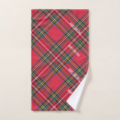 MERRY CHRISTMAS RED PLAID BATH TOWEL SET BAD HANDDOEK (Handdoek)