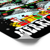 Merry Christmas Reindeer Elf Santa Cruise Ships Xm Poster (Hoek)