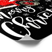 Merry Christmas Reindeer Elf Santa Cruise Ships Xm Poster (Hoek)