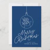 MERRY CHRISTMAS Reindeer Snowflakes (Voorkant)