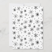 MERRY CHRISTMAS Reindeer Snowflakes (Achterkant)