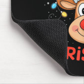 Merry Christmas Reindeer Xmas Family Men Women Kid Muismat (Hoek)